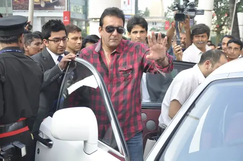 Sanjay Dutt Gifts Manyata Dutt a Rolls Royce Ghost at Atria Mall in Mumbai. .
