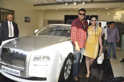 Sanjay Dutt Gifts Manyata Dutt a Rolls Royce Ghost at Atria Mall in Mumbai. .
