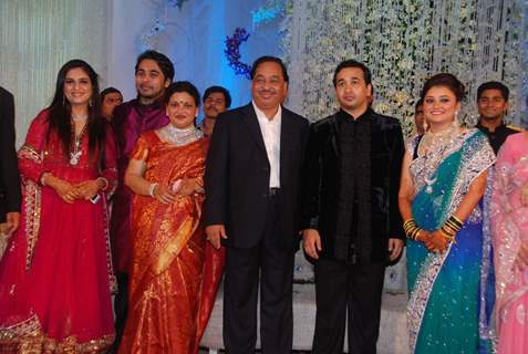 Nitish Rane's wedding reception at Mahalxmi Race Course. .