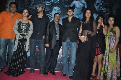 Cast and Crew at Overtime film Mahurat at Marimba Lounge