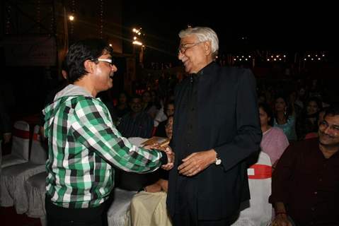 Sachin Pilgaonkar at BIG FM Marathi Awards at the Tulip Star