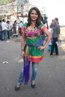 Rajneesh Duggal with Misti Mukherjee at Holi Song with Ganesh Acharya for film Main Krishan Hun at Kamalistan