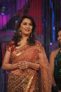 Madhuri Dixit at Jhalak Dikhla Ja press meet at Filmistan. .