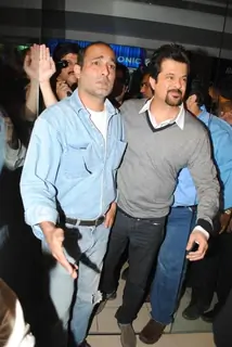 Anil Kapoor and Akshay Khanna at Promotion of ‘No Problem’ at the Provogue Studio, Mumbai
