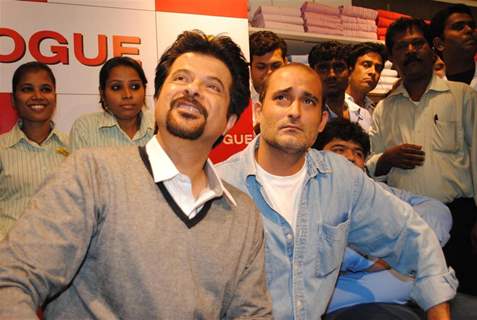 Anil Kapoor and Akshay Khanna at Promotion of ‘No Problem’ at the Provogue Studio, Mumbai