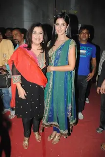 Farah Khan and Katrina Kaif at Promotion of ‘Tees Maar Khan’ on reality show ‘Jhalak Dikhhla Jaa’