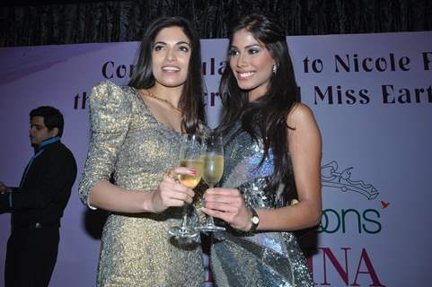 Celebs grace Miss Earth 2010 Nicole Faria's welcome bash at the Atria Mall