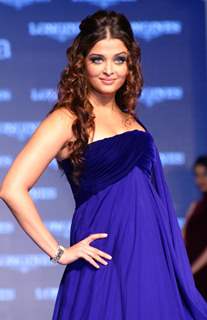 Aishwarya Rai Bachchan at the launch of Longines Dolce Vita steel and gold collection, in New Delhi