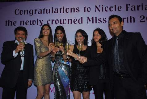 Miss Earth Nicole Faria welcome bash at Atria Mall. .