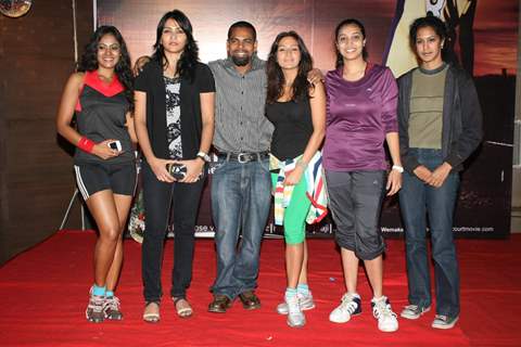 Celebs at the court film press meet at Andheri. .