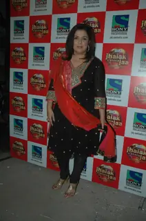 Farah on the sets of Jhalak Dikhla Jaa at Filmistan.  .