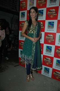 Katrina on the sets of Jhalak Dikhla Jaa at Filmistan.  .