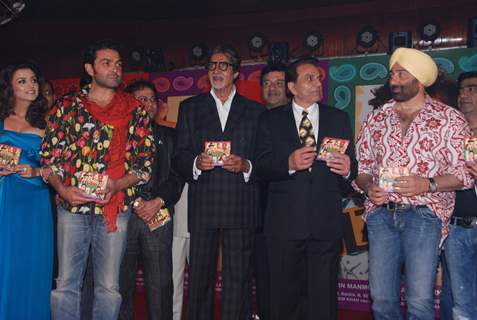 Yamla Pagla Deewana music launch at Novotel.  .