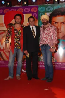 Yamla Pagla Deewana music launch at Novotel.  .