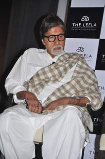 Amitabh Bachchan at the press meet of Kandahar hosted by the Leela Hotels