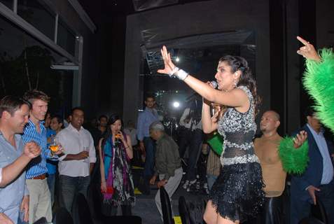 Sophie performs live at Indian Car and Bike of the Year (ICOTY) 2011 Awards at Hyatt Regency. .