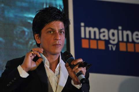 Shahrukh Khan launch Imagine Indian television’s new mega show &quot;Zor Ka Jhatka&quot; at Grand Hyatt Hotel