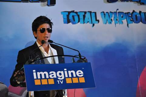 Shahrukh Khan launch Imagine Indian television’s new mega show &quot;Zor Ka Jhatka&quot; at Grand Hyatt Hotel