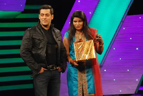 Seema Parihar and Salmaan Khan