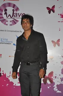 Sonu Sood at Pearls Waves Concert, Bandra Kurla Complex in Mumbai. .