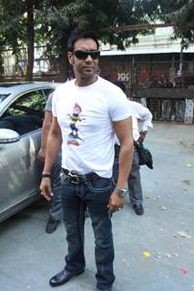 Ajay Devgan at 'Toonpur Ka Superhero' promotional events