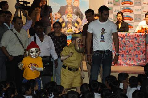 Ajay Devgan at 'Toonpur Ka Superhero' promotional events