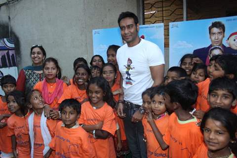 Ajay Devgan at 'Toonpur Ka Superhero' promotional events