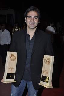 Arbaaz Khan at Big Star Awards, Bhavans Ground. .