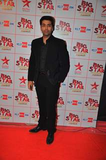 Karan Johar at the Big Star Entertainment Awards held at Bhavans College Grounds in Andheri, Mumbai