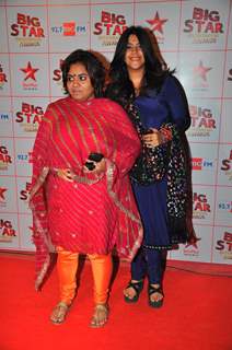 Ekta Kapoor at the Big Star Entertainment Awards held at Bhavans College Grounds in Andheri, Mumbai