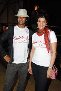 Purab Kohli and Gul Panag at Promotion of movie ''Turning 30!!!'' at IIT Powai ,Mumbai