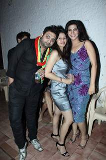 B'day party of fashion choreographer Shakir Shaikh at Mud Island,Mumbai