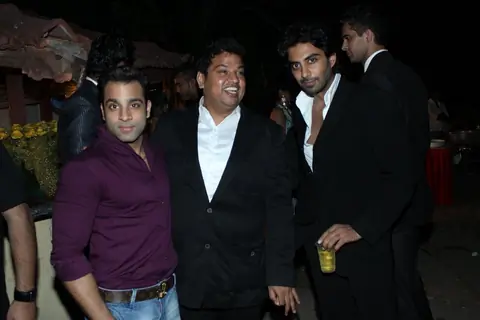 Abhishek Avasthi at B'day party of fashion choreographer Shakir Shaikh at Mud Island,Mumbai