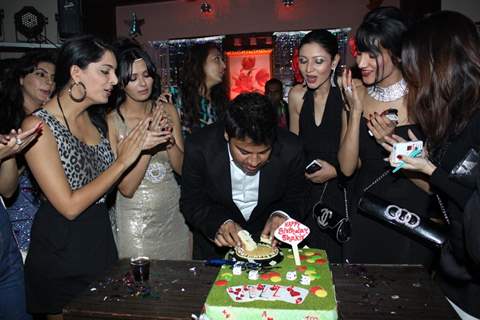 B'day party of fashion choreographer Shakir Shaikh at Mud Island,Mumbai