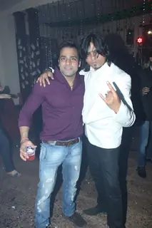 Abhishek Avasthi at B'day party of fashion choreographer Shakir Shaikh at Mud Island,Mumbai