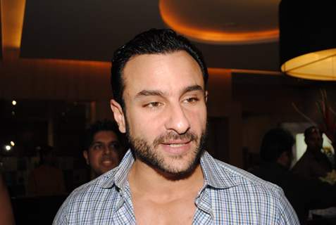 Saif Ali Khan at Press Conf. for the Prakash Jha's upcoming movie ''Aarakashan'' at Novatel, Mumbai