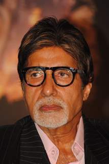 Big B at Press Conf. for the Prakash Jha's upcoming movie ''Aarakashan'' at Novatel, Mumbai