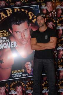Hrithik launches Stardust new year's issue at Cest La Vie. .