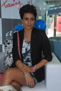 Gul Panag during  Asmi Christmas event at Atria Mall in Mumbai. .
