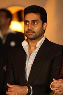 Abhishek Bachchan during an World bunts sports meet of 2010 in Mumbai