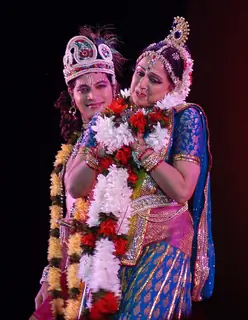 Hema Malini perform in Kolkata on Sunday late evening. .