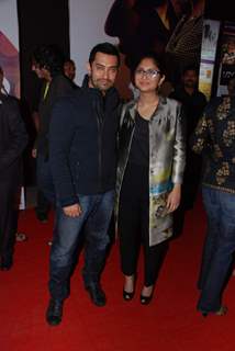 Aamir Khan with wife Kiran at No One Killed Jessica Premiere. .