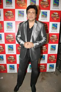 Govinda on the sets of Jhalak Dikhla Ja at Filmistan. .