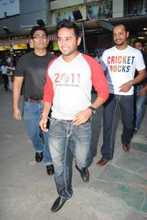 Parthiv Patel and Murali Kartik at Big Bazaar World Cup Collection Launch, Phoenix Mills