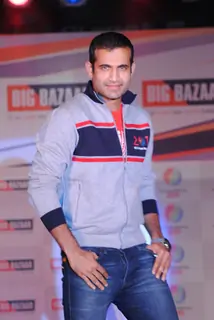Irfan Khan Pathan at Big Bazaar World Cup Collection Launch, Phoenix Mills