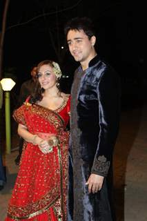 Imran Khan & Avantika Malik at sangeet photos