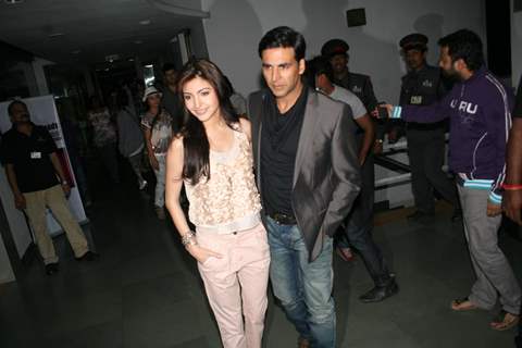 Akshay Kumar and Anushka Sharma at Music Release of film ‘Patiala House’ at whisting woods, film cit