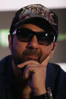 Sunny Deol launched Ajay Devgan's new online venture ticketplease.com at Hotel JW Marriott in Juhu, Mumbai