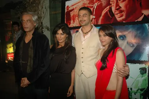 Chitrangda, Aditi Rao and Arunoday at the Yeh Saali Zindagi music launch at Marimba Lounge. .