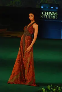 Models walking on the ramp for Chivas Fashion Show Day 1..